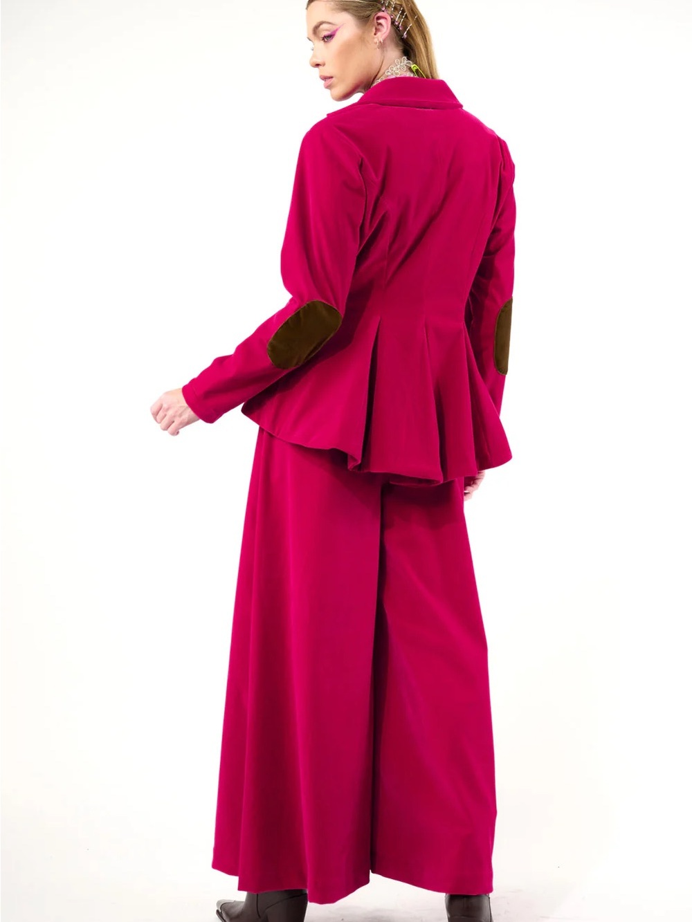 ARATTA JOVIE BLAZER - Pink Velvet - Medium- NWT - Picture 5 of 6